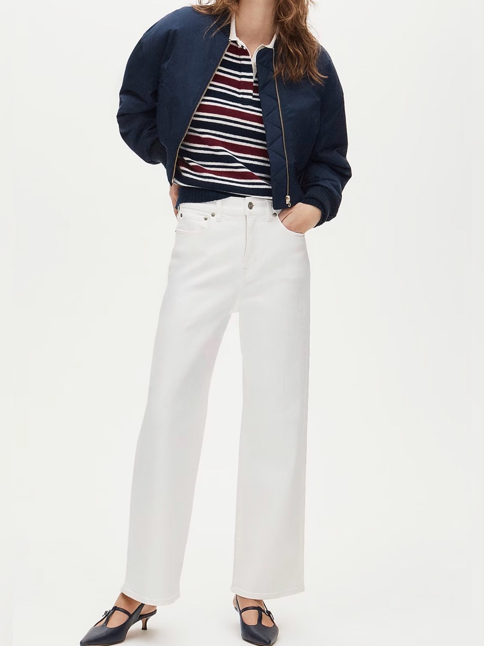 J CREW SIZE 27 Curvy slim-wide jean CS132